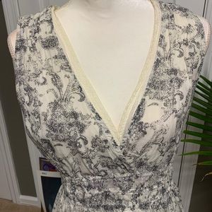 Block and white dress